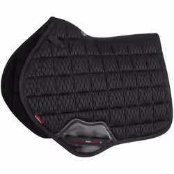 Selle rectangulaire LeMieux Close Contact modèle Carbon Mesh selle rectangulaire en maille technique légère et doublure en ba ...
