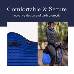 Tapis de dressage pour cheval daim LeMieux