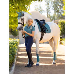 Tapis de dressage pour cheval daim LeMieux