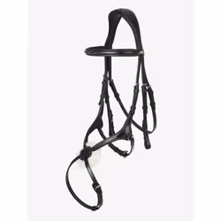 Bridon équitation pour cheval muserolle croisée LeMieux Grackle