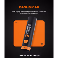 Fnatic DASH2 MAX Tapis de souris de jeu Orange - Vue supplémentaire 5