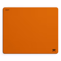 Fnatic Focus3 MAX L, Orange, Monochromatique, mousse, Base antidérapante, Tapis de souris de jeu