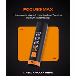 Fnatic Focus3 MAX L Tapis de souris de jeu Orange - Vue supplémentaire 5