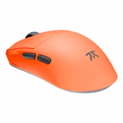 Fnatic x Lamzu MAYA X 8K, Droitier, Optique, Bluetooth + USB Type-C, 30000 DPI, Orange