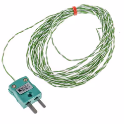 Type de thermocouple = K Diamètre de la sonde = 1/0.2mm Longueur de la sonde = 5m Température maximum détectée = +260°C Type  ...