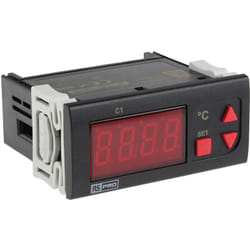 Rs Pro - Contrôleur de température Marche/Arrêt, 230 v c.a., 1 sortie Relais1 entrée thermocouple, 77 x 35mm ( Prix pour 1 )