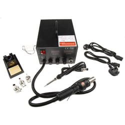 Rs Pro - Station à air chaud 220 240V, 2 sorties, prise Schuko + uk ( Prix pour 1 )