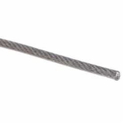 Type = Câble Matériau = Acier galvanisé Diamètre = 24 mm Nombre de Brins = 6 Nombre de fils = 7 Ame = Fil de fer Charge d'uti ...