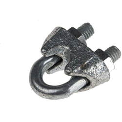 Rs Pro - Serre-câble 6mm en Acier au carbone (boulon en u), acier (pont) ( Prix pour 1 )