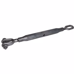 Finition = Galvanisé Taille de filetage = 16mm Charge maximale d'utilisation = 1.2t Poids = 830g Longueur fermé = 384mm Longu ...