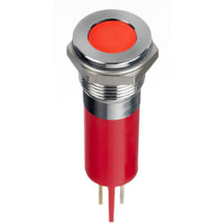 Voyant led lumineux Rouge Rs Pro dia. 12mm, 12V c.c., IP67 ( Prix pour 1 )