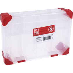 Rs Pro - Boite compartimentée Plastique, 60mm x 240mm x 170mm ( Prix pour 1 )