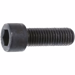 Taille de filetage = M16 Longueur = 45mm Forme de tête = Six pans creux Standard DIN = DIN 912 Matériau = Acier Finition = No ...