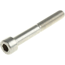 Vis à six pans creux, M12 x 60mm, en Acier Inoxydable ( Prix pour Sachet de 10 )
