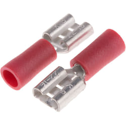 Rs Pro - Cosse faston Isolé, Rouge