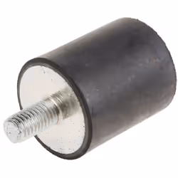 Type de lame = Plot antivibratoire mâle Taille de filetage = M8 Diamètre = 30mm Hauteur hors tout = 35mm Matériau = Caoutchou ...