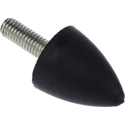Rs Pro - Butée d'arrêt M6 ø 20mm capacité 45kg en Caoutchouc ( Prix pour Sachet de 4 )