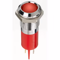 Tension nominale = 12V c.c. Couleur du flux lumineux = Rouge Taille de l'orifice de fixation = 14mm Type de lampe = LED Type  ...