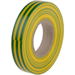 Rs Pro - Ruban isolant en pvc Vert, Jaune 20m x 12mm x 0.13mm ( Prix pour 1 )