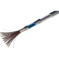Rs Pro - Câble téléphonique 2 paires, 24 awg, Retardant à la flamme, Al/PET, Gaine pvc Gris, l 100m ( Prix pour Bobine de 100 Mètres )