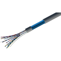 Rs Pro - Câble téléphonique 5 paires, 24 awg, Retardant à la flamme, Al/PET, Gaine pvc Gris, l 100m ( Prix pour Bobine de 100 Mètres )