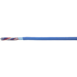Câble d'instrumentation RS PRO 1 paire , 0,88 mm² Blindé Ruban Aluminium, Paire torsadée, gaine Bleu ( Prix pour Bobine de 100 Mètres )