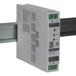 Rs Pro - Alimentation pour rail din 12V c.c. 1.2A, 230V c.a., 15W ( Prix pour 1 )