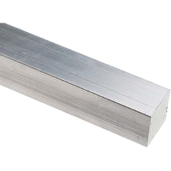 Barre Carrée Aluminium, l. 20mm h. 20mm, l 1m ( Prix pour Lot de 2 )