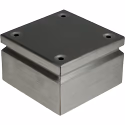 Longueur = 150mm Matériau = Acier inoxydable 304 Largeur = 150mm Dimensions L x l x H = 150 x 150 x 80mm Indice de protection ...