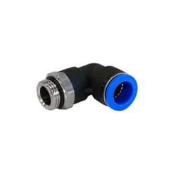 Rs Pro - Adaptateur fileté coudé vers Enfichable 4 mm r 1/8 Mâle ( Prix pour Sachet de 10 )