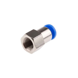 Adaptateur droit fileté hydraulique Rs Pro vers Enfichable 6 mm Femelle M5 ( Prix pour Sachet de 10 )