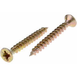 Rs Pro - Vis à bois, 4mm, tête Fraisée 35mm, en Acier ( Prix pour Sachet de 100 )
