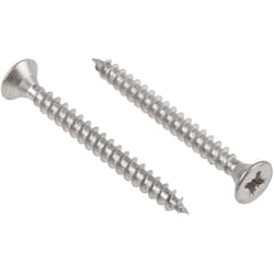 Rs Pro - Vis à bois, 6mm, tête Fraisée 60mm, en Acier Inoxydable A2 304 ( Prix pour Sachet de 50 )