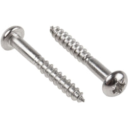 Rs Pro - Vis à bois, 4mm, tête Ronde 30mm, en Acier Inoxydable A2 304 ( Prix pour Sachet de 100 )
