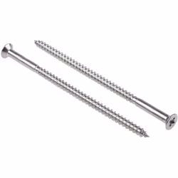 Taille de filetage = 5mm Forme de tête = Fraisée Type d'entrainement = Pozidriv Matériau = Acier Inoxydable Type d'acier inox ...