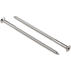 Rs Pro - Vis à bois, 5mm, tête Fraisée 100mm, en Acier Inoxydable A2 304 ( Prix pour Sachet de 25 )