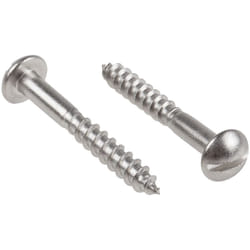 Rs Pro - Vis à bois, 4mm, tête Ronde 30mm, en Acier Inoxydable A2 304 ( Prix pour Sachet de 100 )