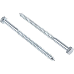 Vis tire-fond, 6mm x 100mm, en Acier ( Prix pour Sachet de 25 )