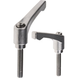 Rs Pro - Levier de serrage , filetage M8, Mâle l. 40mm ( Prix pour Sachet de 2 )