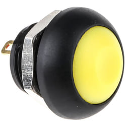 Rs Pro - Bouton-poussoir, Momentané, Unipolaire à une direction, 100 mA (50 v c.c.), 125 mA (125 v c.a.), 200 mA (250 v c.a.), ( Prix pour 1 )