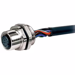 Connecteur A = M12 Connecteur B = Sans bornes Longueur = 300mm Nombre de conducteurs = 12 Nombre de contacts connecteur A = 1 ...