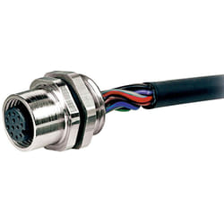 Connecteur pré-câblé Rs Pro 12 conducteurs , M12 Femelle, 300mm ( Prix pour 1 )