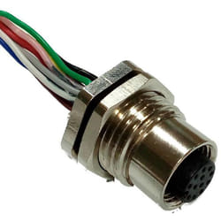 Connecteur pré-câblé Rs Pro 12 conducteurs , M12 Femelle, 1m ( Prix pour 1 )