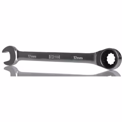 Type de clé = Clé à cliquet mixte Mesure métrique = 12mm Double terminaison = Oui Matériau = Acier chrome vanadium Taille = 1 ...