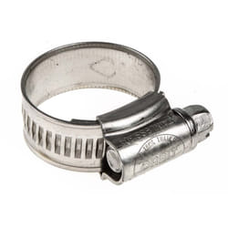 Rs Pro - Collier de serrage pour tuyau, avec Vis sans fin, Vis hexagonale, Acier Inoxydable, 18 25mm ( Prix pour Sachet de 5 )
