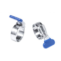 Rs Pro - Collier de serrage pour tuyau, avec Vis sans fin, Molette, Acier doux galvanisé, 25 35mm ( Prix pour Sachet de 5 )