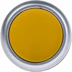 Couleur de bouton-poussoir = Jaune Diamètre de découpe = 22mm Actionnement = Momentané Configuration de contact = 1 NO Type d ...