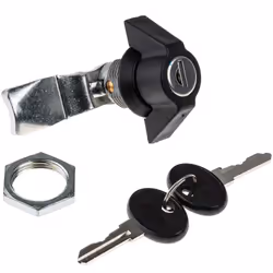 Mode de déverrouillage = Clé Panneau pour profondeur de languette = 28.5mm Découpe panneau = 22.2 x 20.2mm Longueur découpe p ...