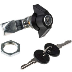 Serrure batteuse RS PRO, déverrouillage Clé noir ( Prix pour 1 )