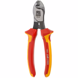 Type = Pince coupante à coupe rase Longueur hors tout = 160 mm Conforme VDE/1000V = Oui Capacité de coupe maximum = 10.0mm RS ...